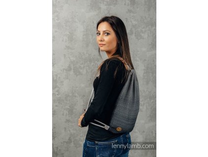 LennyLamb Sackpack Little Herringbone Ombre Grey