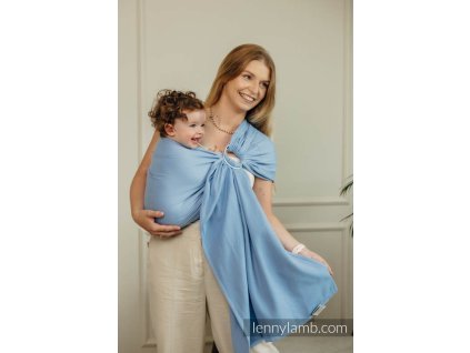 LennyLamb Ring Sling Little Herringbone Skylight 1,8m