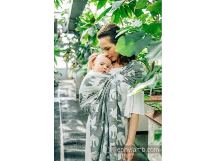 LennyLamb Ring Sling Birdy White Noise 1,8m