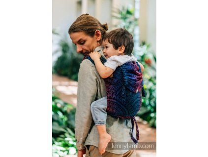 LennyLamb Onbuhimo PRO Toddler Peacock's Tail Black Opal