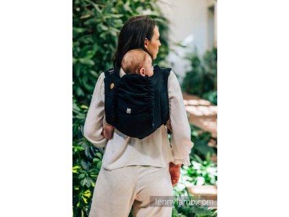 LennyLamb Onbuhimo PRO Toddler Peacock's Tail Pitch Black