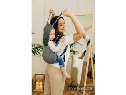LennyLamb Onbuhimo PRO Toddler Little Herringbone Ombre Grey