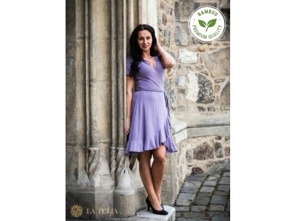 1493 zavinovaci saty s volanem l