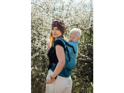 LennyLamb LennyPreschool nosítko Little Herringbone Ombre Bebop