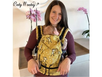 babymonkey ergonomicke nositko regolo littlemonkey yellow