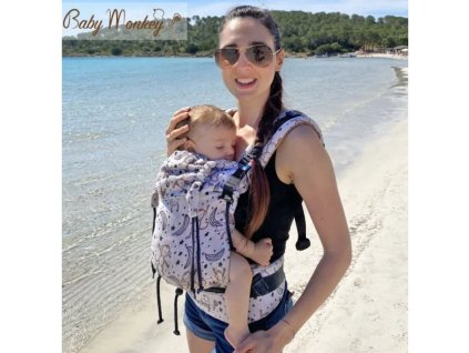 babymonkey ergonomicke nositko regolo littlemonkey brown reverse