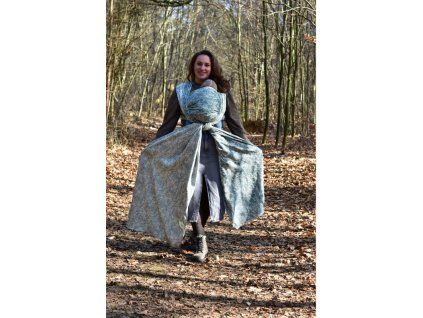 yaro elvish duo turquoise wool silk