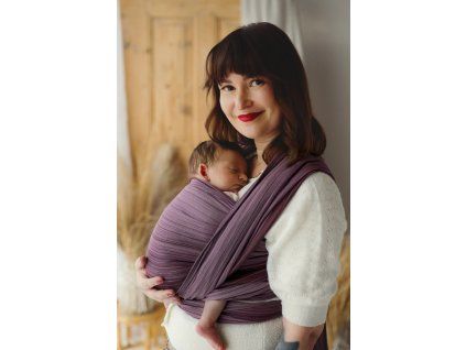 eng pl Soft baby sling for beginners Bamboo Rubellite size 4 10015 1