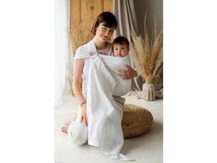 eng pl Ring sling Pure Linen Whi (4)