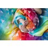 LennyLamb Zavinovací šátek Swallows Rainbow Light