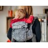 LennyLamb Onbuhimo Toddler Size Wild Wine Grey & White