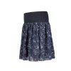 Angel Wings Sukně dámská krátká Šedá s květy
