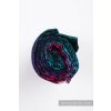 LennyLamb MAXI zavinovací šátek Peacock's Tail Black Opal