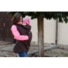 KiBi Zateplovací kapsa softshell Hnědá