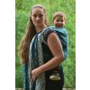 Yaro Ring Sling Boobs Contra Silver Teal Linen Tencel