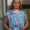 Yaro Ring Sling La Fleur Trinity Atlantic Rainbow Linen Hemp
