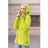 Angel Wings Softshell bunda bez zipu na zádech Kiwi zelená