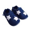 Kožené capáčky Navy s bílou hvězdou