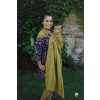 eng pm Little Frog jacquard ring sling Golden Boho size M 2 1 m 8169 2