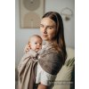 LennyLamb Ring Sling Little Herringbone Baby Caffe Latte 1,8m