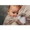 LennyLamb Ring Sling Little Herringbone Baby Caffe Latte 1,8m