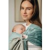LennyLamb Ring Sling Little Herringbone Baby Mint 1,8m