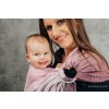 LennyLamb Ring Sling Little Herringbone Ombre Pink 1,8m