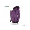 10002 3 fun2bemum babywearing softshell jacket everest maternity purple melange kurtka ciazowa do noszenia
