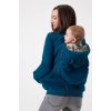 8142 3 nosici a tehotenska mikina pola 5 v 1 petrol green 4