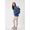 9963 4 fun2bemum babywearing sweatshirt pola maternity bluza do noszenia ciazowa jeans blue niebieski 3