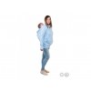 9972 fun2bemum bluza ciazowa do noszenia dziecka babywearing sweatshirt jeans blue niebieski1