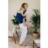 LennyLamb LennyPreschool nosítko Basic Line Herringbone Cobalt