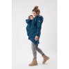 10530 fun2bemum babywearing softshell parka coat maternity parka do noszenia ciazowa petrol green butelkowa zielen 1