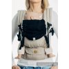 Kapuca na nosítko LennyLamb Little Herringbone Ebony Black