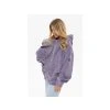 Manšestrová nosicí a těhotenská bunda/bomber - Lilac