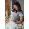 eng pl Stretchy Baby Wrap Misty Grey Light grey cotton baby sling for newborns 9927 3