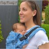 babymonkey ergonomicke nositko regolo space glitter light blue (2)