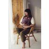 eng pl Soft baby sling for beginners Bamboo Rubellite size 4 10015 5