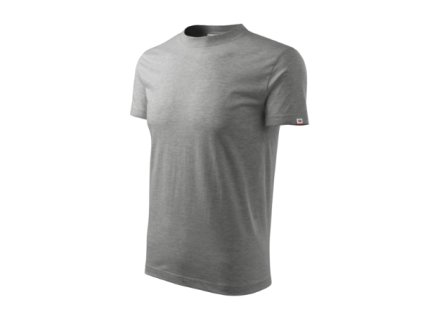 Tričko unisex Base (Barva Tmavě šedý melír 12 (brand label), Velikost L)