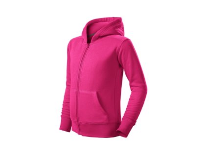 Mikina dětská Trendy Zipper (Barva Purpurová, Velikost 158 cm / 12 let)