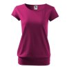 Tričko dámské City (Barva Fuchsia red, Velikost XXL)