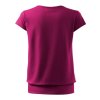 Tričko dámské City (Barva Fuchsia red, Velikost XXL)