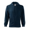 Mikina pánská Trendy Zipper (Barva Námořní modrá, Velikost XXXL)