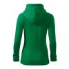 Mikina dámská Trendy Zipper (Barva Středně zelená, Velikost XXL)