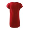 Tričko/šaty dámské Love (Barva Červená, Velikost XL)