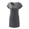 Tričko/šaty dámské Love (Barva Ocelově šedá, Velikost XXL)