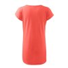 Tričko/šaty dámské Love (Barva Korálová, Velikost XXL)