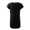 Tričko/šaty dámské Love (Barva Černá, Velikost XXL)