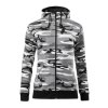 Mikina dámská Camo Zipper (Velikost XXL)
