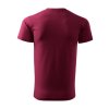 Tričko unisex Heavy New (Barva Garnet, Velikost XXXL)
